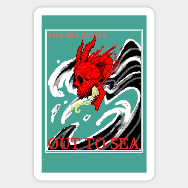 The Sea Devils- Out to Sea Tour Sticker by DivineandConquer